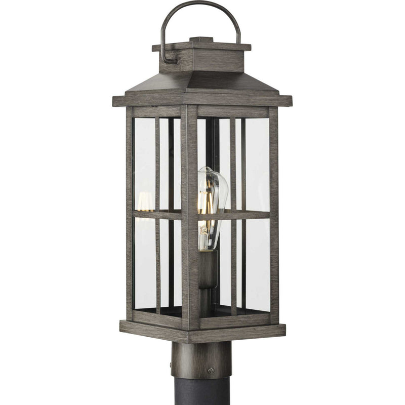 Progress Lighting P540095-103 One Light Post Lantern, Antique Pewter