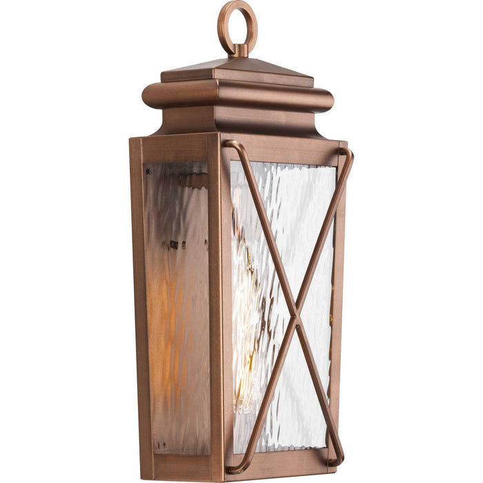 Progress Lighting P560261-169 One Light Wall Lantern, Antique Copper (Painted)