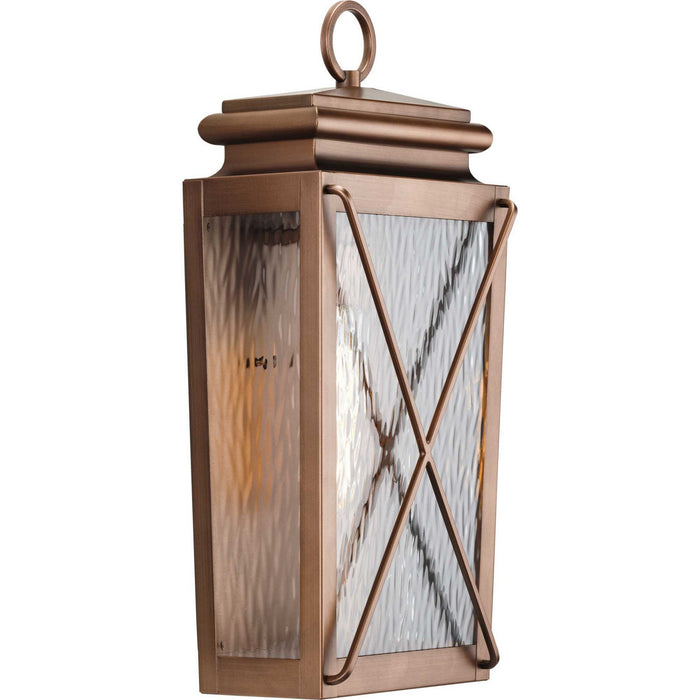 Progress Lighting P560262-169 One Light Wall Lantern, Antique Copper (Painted)