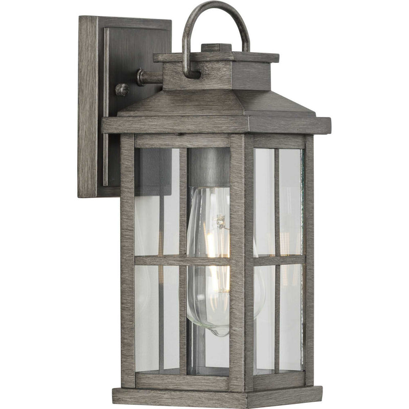 Progress Lighting P560264-103 One Light Wall Lantern, Antique Pewter