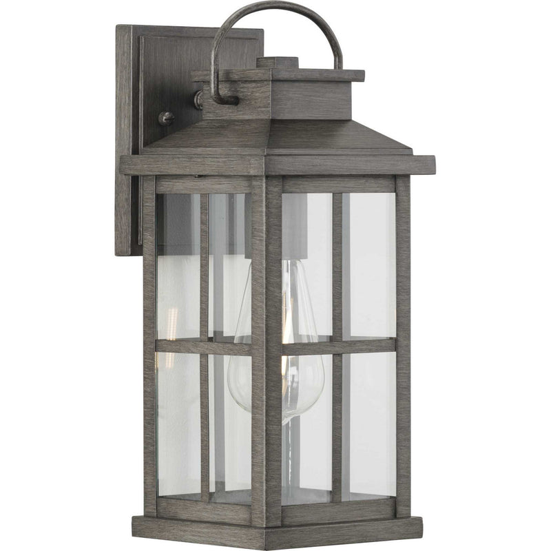 Progress Lighting P560265-103 One Light Wall Lantern, Antique Pewter