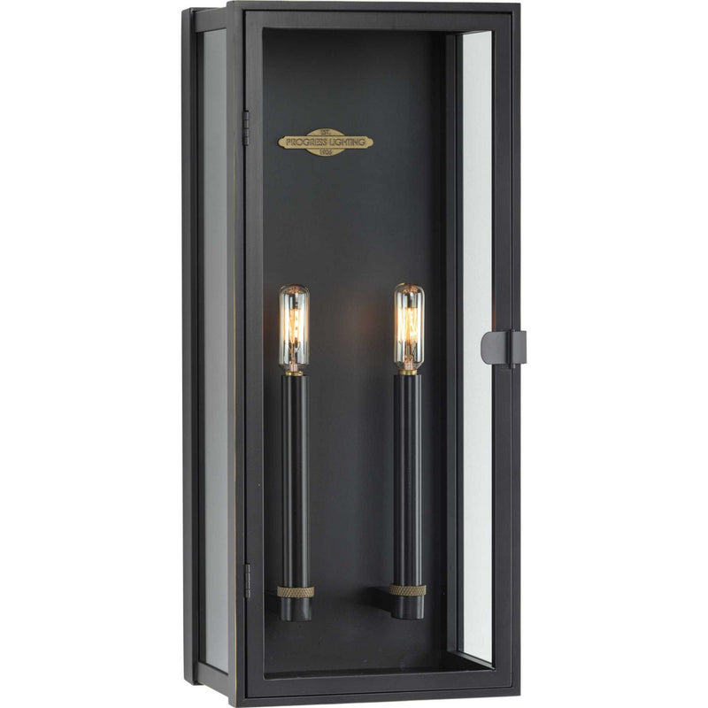 Progress Lighting P560269-108 Two Light Wall Lantern, Oil Rubbed Bronze