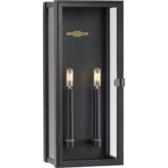 Progress Lighting P560269-108 Two Light Wall Lantern, Oil Rubbed Bronze