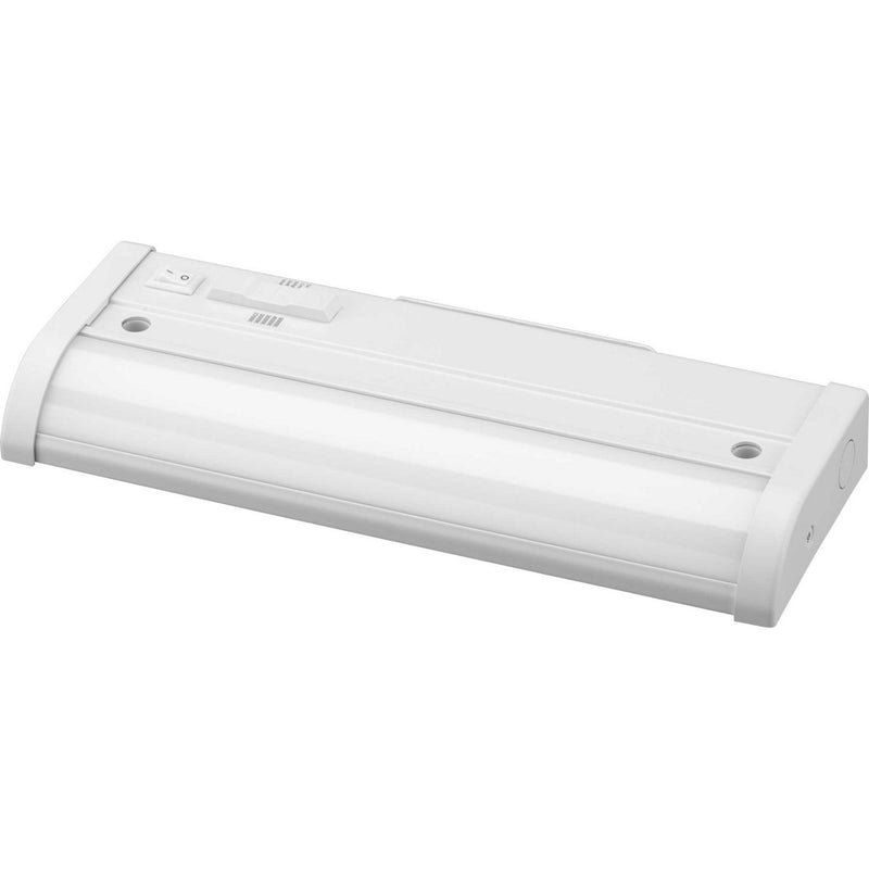 Progress Lighting P700024-028-CS LED Linear Undercabinet, Satin White