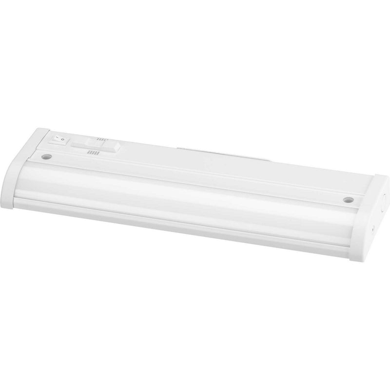 Progress Lighting P700025-028-CS LED Linear Undercabinet, Satin White