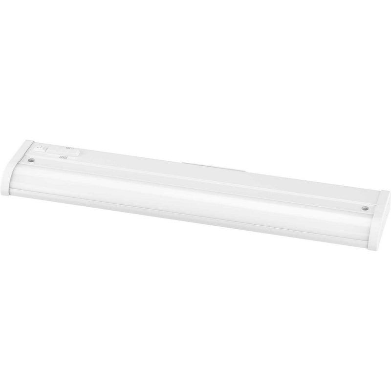 Progress Lighting P700026-028-CS LED Linear Undercabinet, Satin White