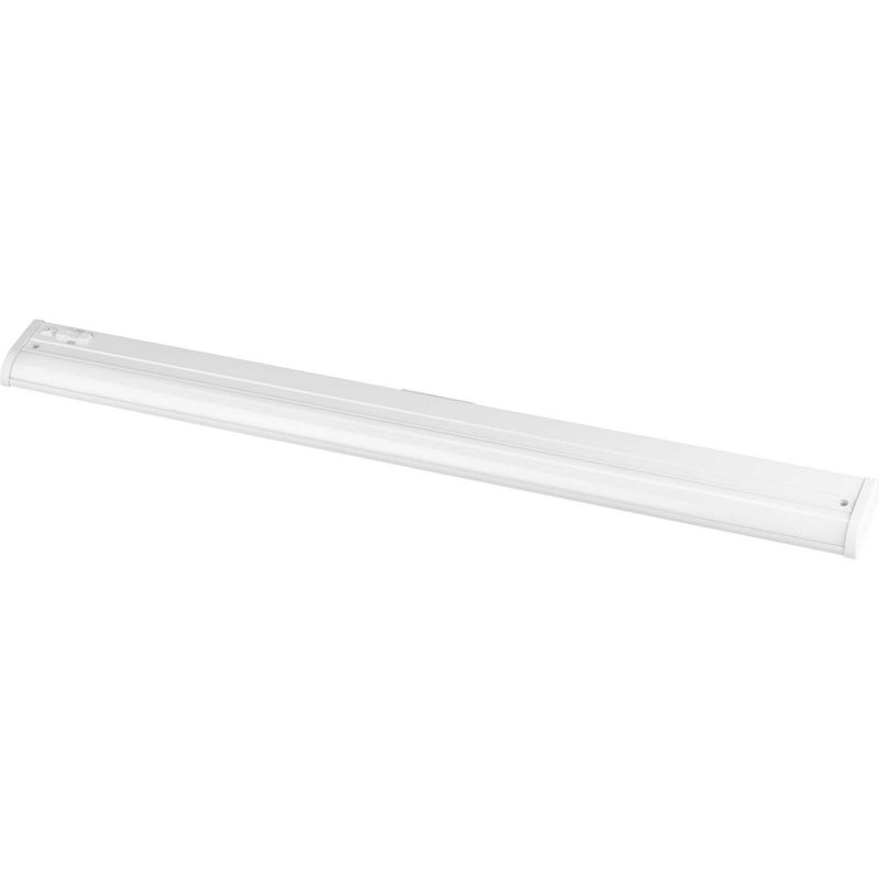 Progress Lighting P700028-028-CS LED Linear Undercabinet, Satin White