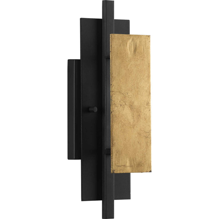 Progress Lighting P710100-031 One Light Wall Sconce, Textured Black