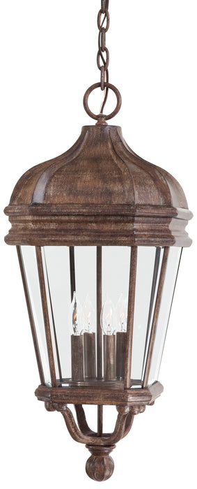 Minka-Lavery 8694-61 Four Light Chain Hung, Vintage Rust