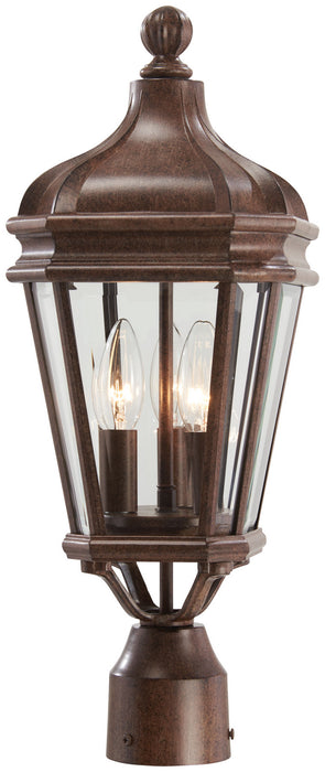 Minka-Lavery 8695-61 Three Light Post Mount, Vintage Rust