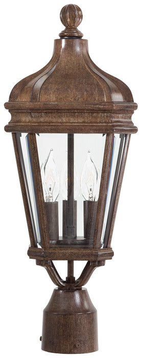 Minka-Lavery 8695-61 Three Light Post Mount, Vintage Rust