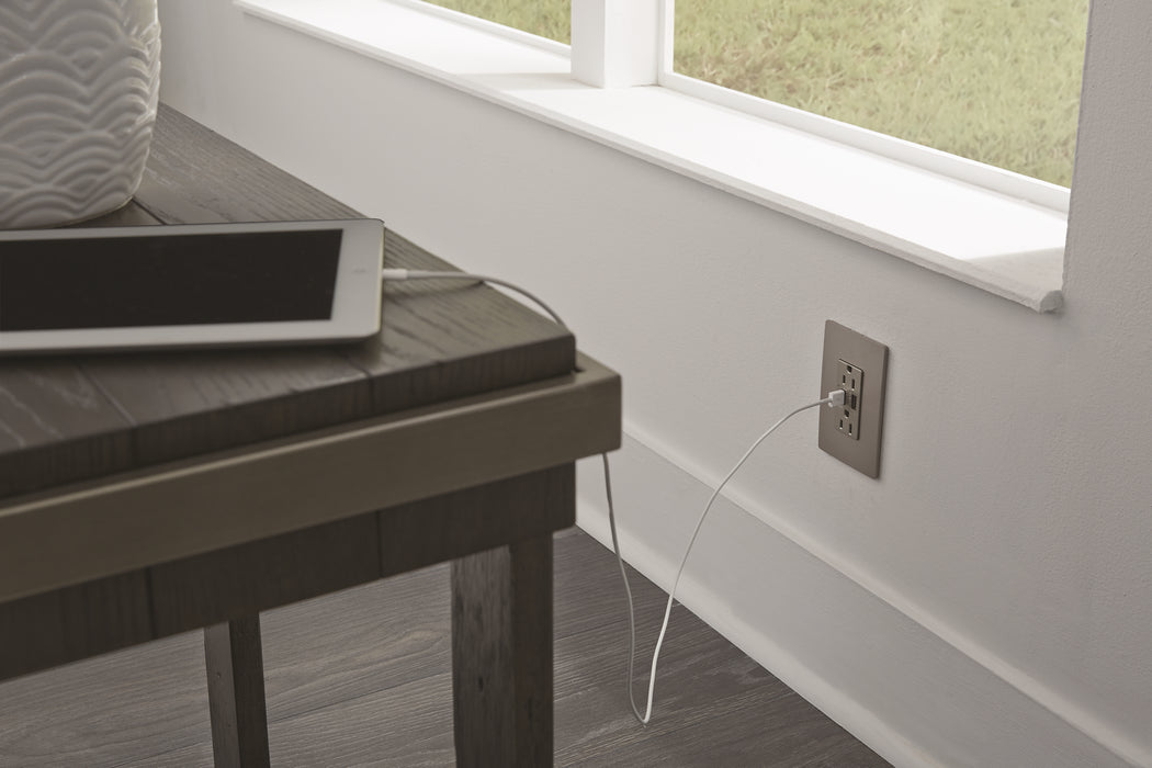 Legrand TM826USBNICC6 Tamper-Resistant USB Outlet, Nickel