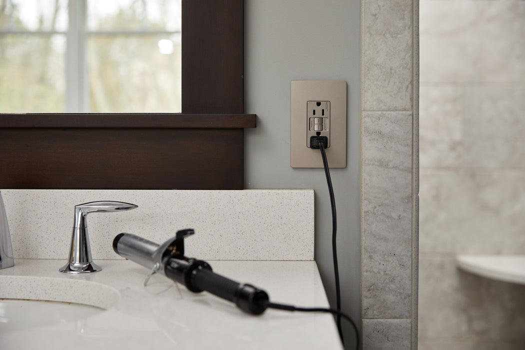 Legrand 1597TRNICC4 Spec-GradeTamper-Resistant Self-Test GFCI Receptacle, Nickel