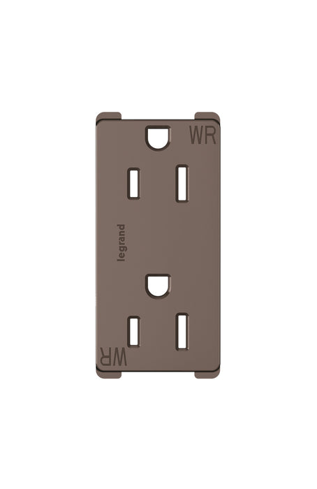 Legrand 885TRWR Outdoor Duplex Outlet, Brown