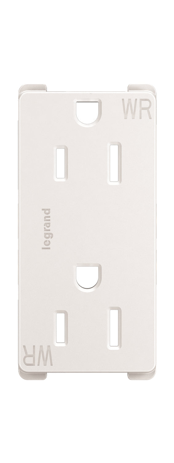 Legrand 885TRWRW Outdoor Duplex Outlet, White