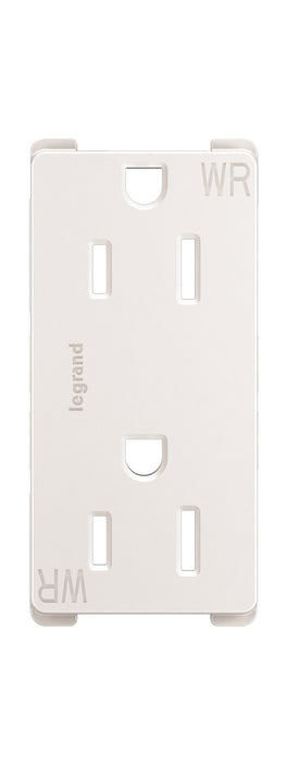 Legrand 885TRWRW Outdoor Duplex Outlet, White
