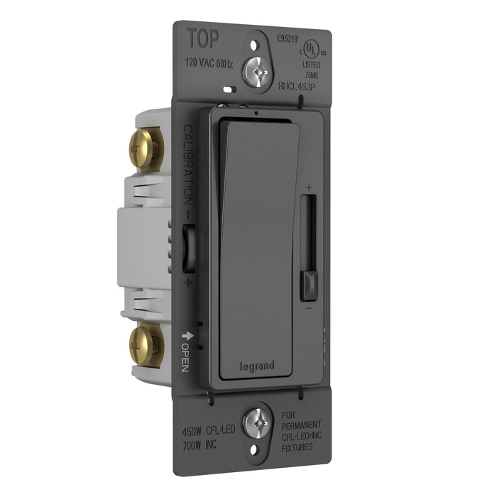 Legrand RHCL453PGCCV4 CFL/LED Dimmer, Graphite