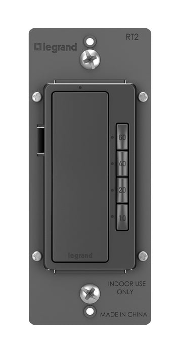 Legrand RT2BK 4-Button Digital Timer, Black