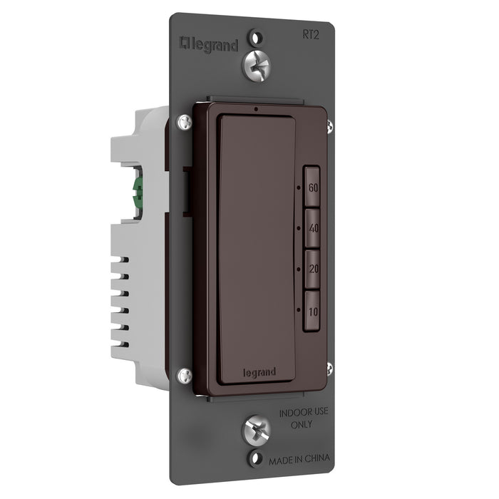 Legrand RT2DBCCV4 4-Button Timer, Dark Bronze