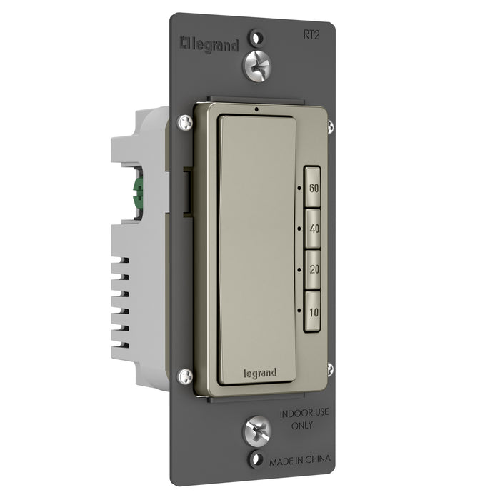 Legrand RT2NICCV4 4-Button Timer, Nickel
