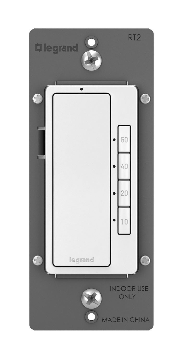 Legrand RT2W 4-Button Digital Timer, White