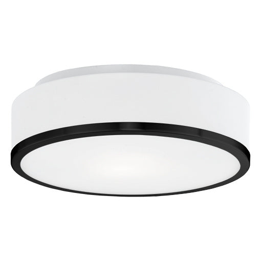 Kuzco Lighting 599002BK Two Light Flush Mount, Black