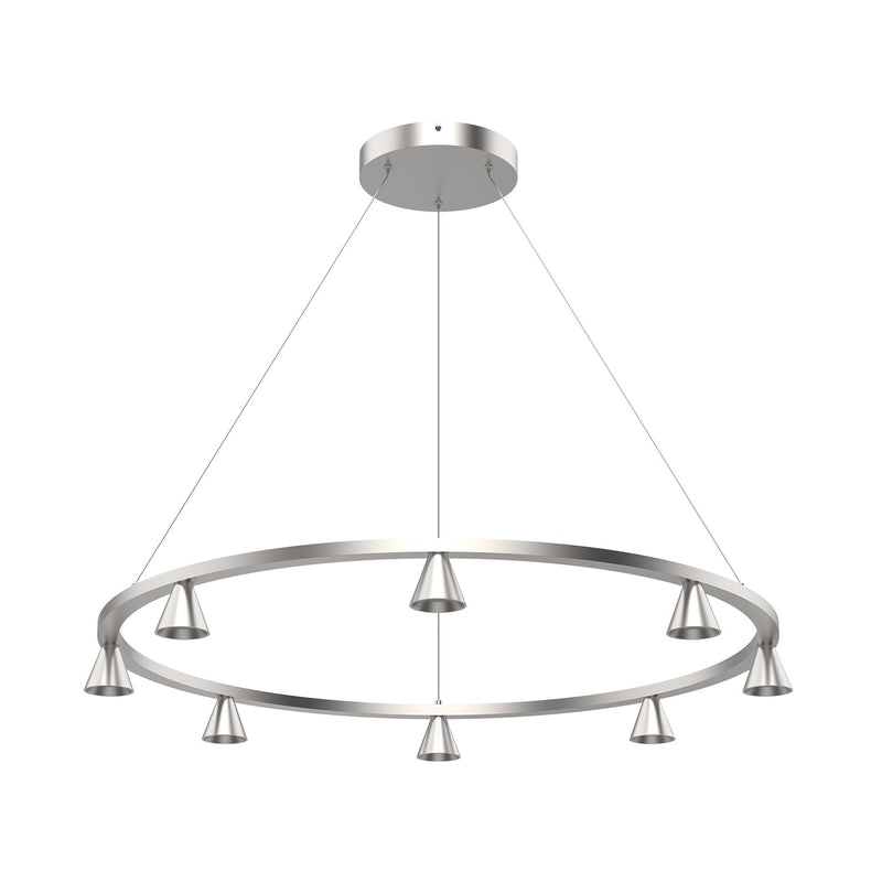Kuzco Lighting CH19933-BN LED Chandelier, Brushed Nickel