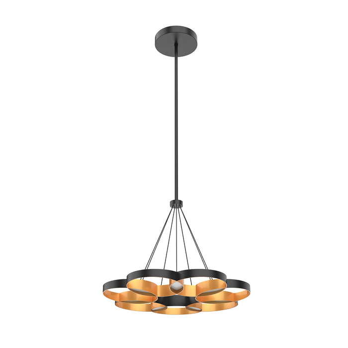 Kuzco Lighting CH90826-BK/GD LED Chandelier, Black/Gold