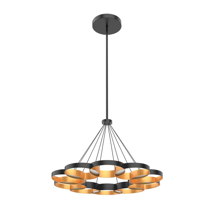 Kuzco Lighting CH90833-BK/GD LED Chandelier, Black/Gold