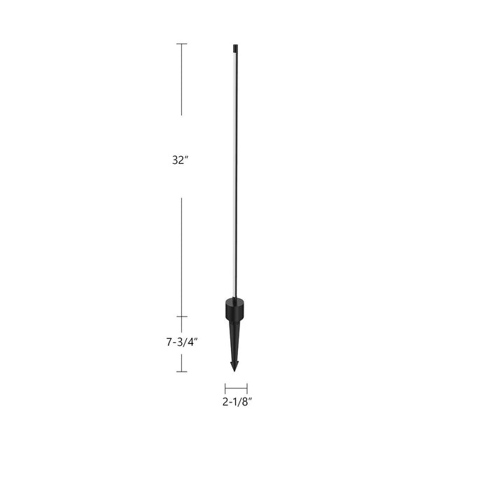 Kuzco Lighting EG26730-BK LED Garden Light, Black