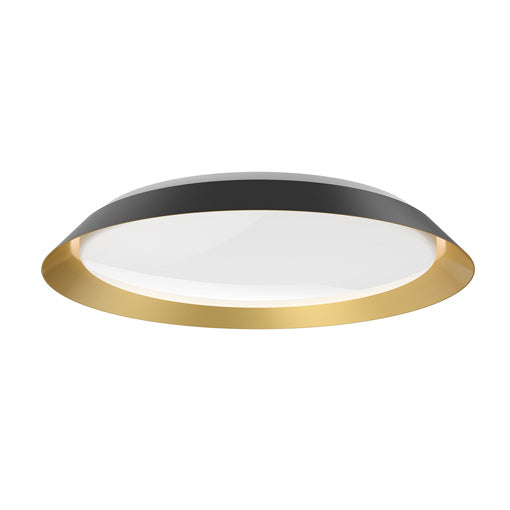Kuzco Lighting FM43423-BK/GD LED Flush Mount, Black/Gold