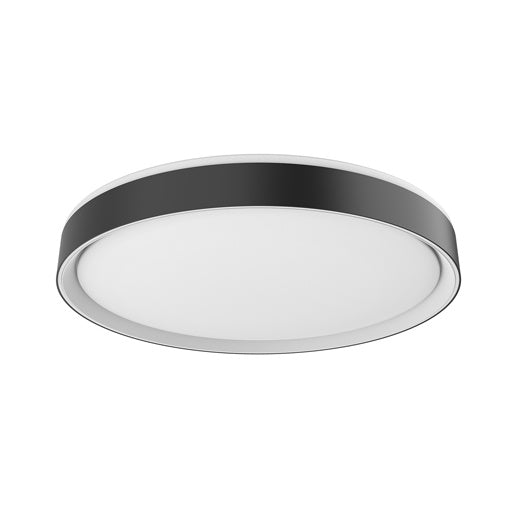 Kuzco Lighting FM43920-BK/WH LED Flush Mount, Black/White