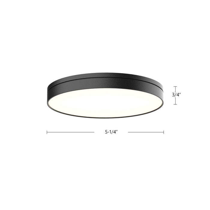 Kuzco Lighting FM72205-BK LED Flush Mount, Black