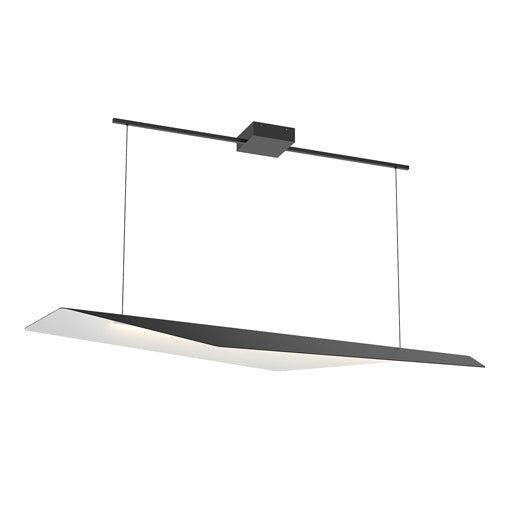 Kuzco Lighting LP70548-BK/WH LED Island Pendant, Black/White