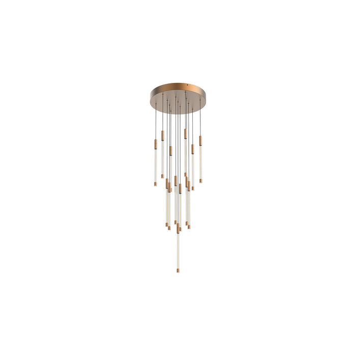 Kuzco Lighting MP75113-BG LED Pendant, Brushed Gold