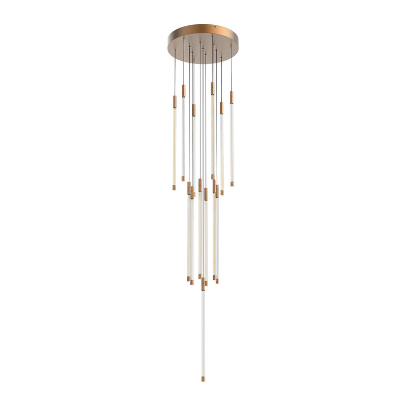 Kuzco Lighting MP75121-BG LED Pendant, Brushed Gold