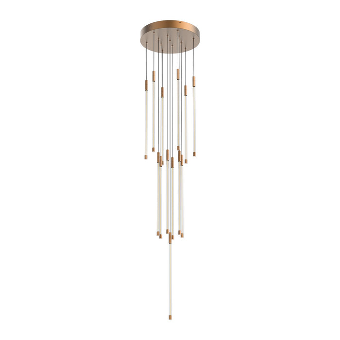 Kuzco Lighting MP75121-BG LED Pendant, Brushed Gold