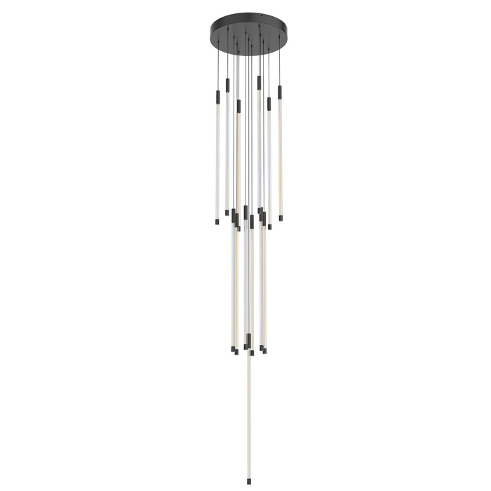 Kuzco Lighting MP75127-BK LED Pendant, Black