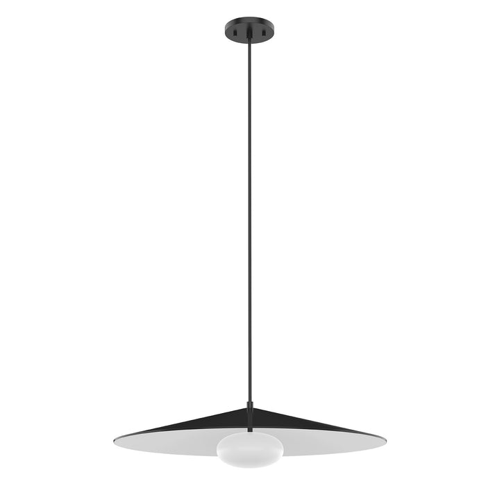 Kuzco Lighting PD22824-BK/WH LED Pendant, Metal - Black/White