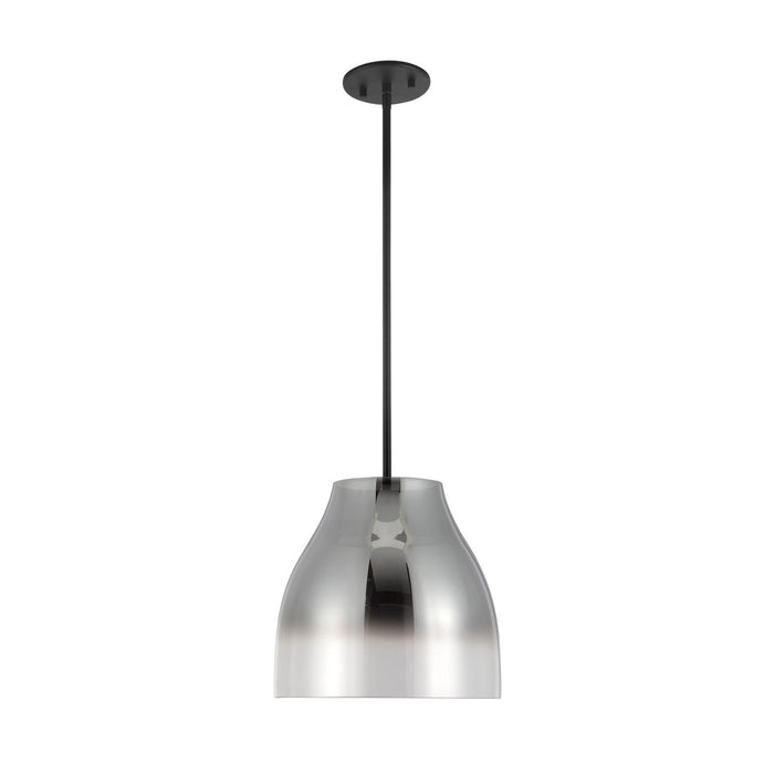 Kuzco Lighting PD62012-BK/SM LED Pendant, Black/Smoked