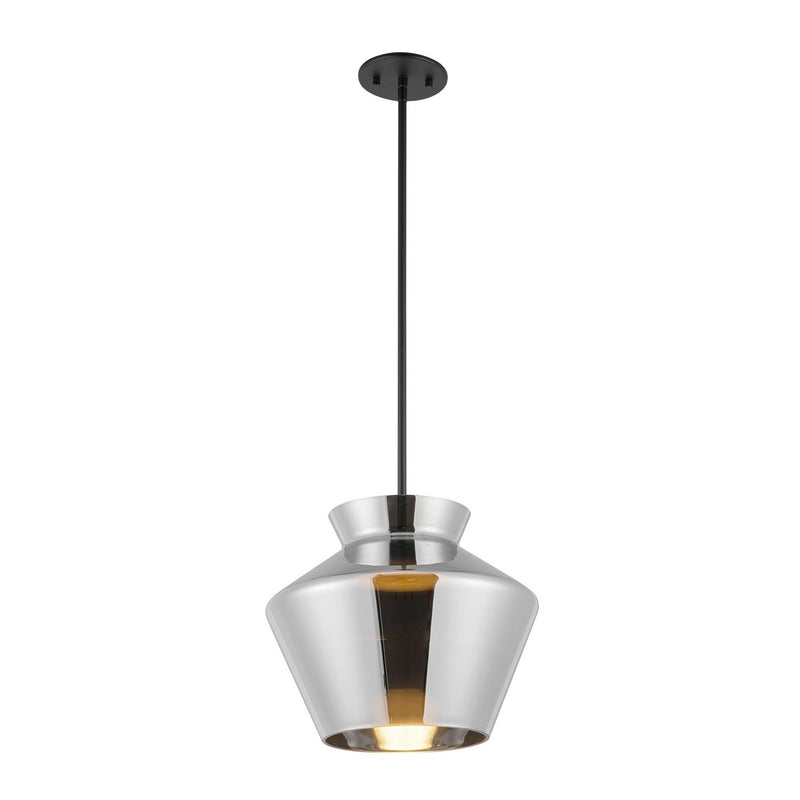 Kuzco Lighting PD62013-BK/CH LED Pendant, Black/Chrome