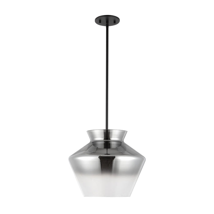Kuzco Lighting PD62013-BK/SM LED Pendant, Black/Smoked