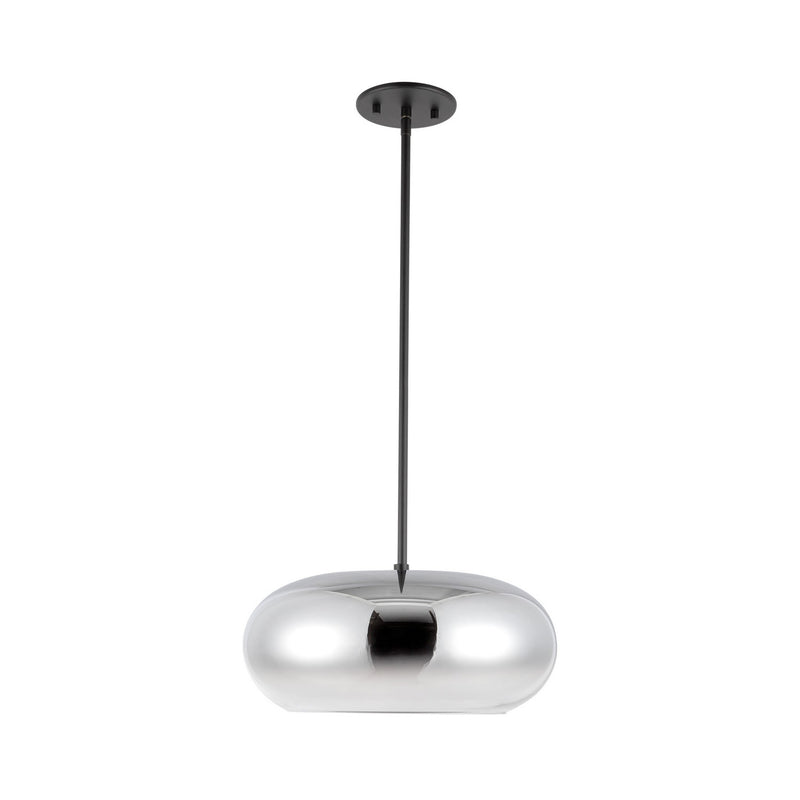 Kuzco Lighting PD62014-BK/CH LED Pendant, Black/Chrome