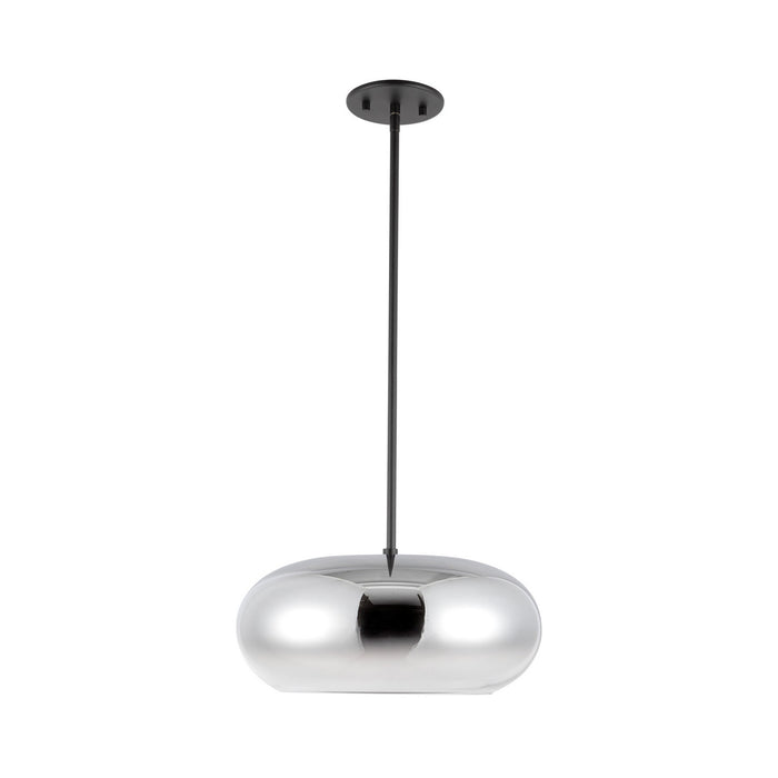 Kuzco Lighting PD62014-BK/CH LED Pendant, Black/Chrome