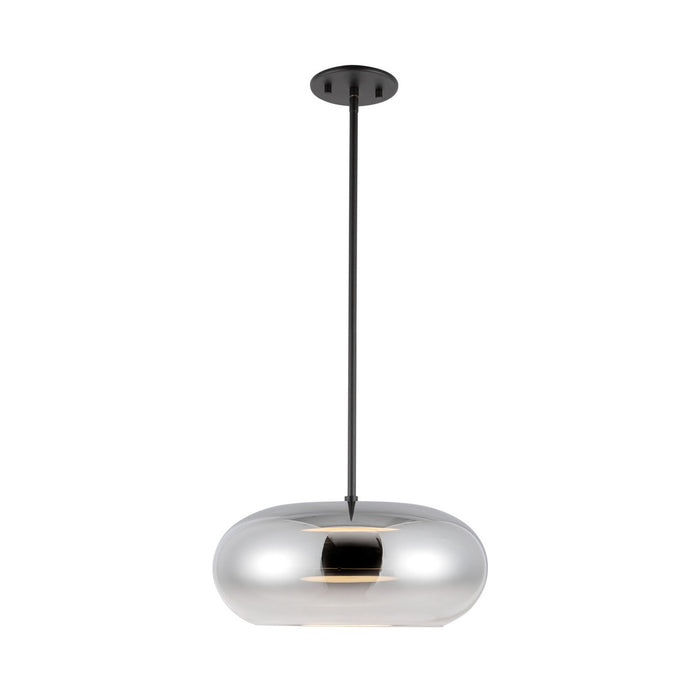 Kuzco Lighting PD62014-BK/CH LED Pendant, Black/Chrome