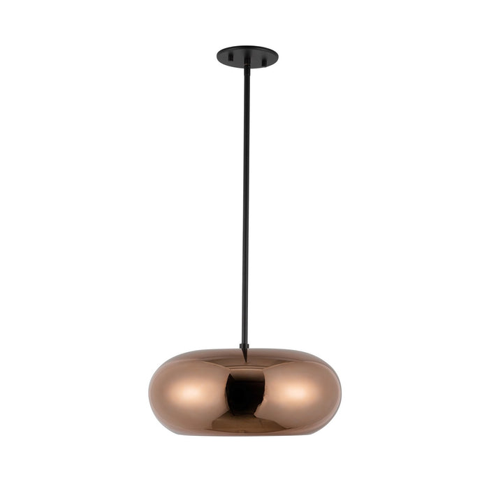 Kuzco Lighting PD62014-BK/CP LED Pendant, Black/Copper
