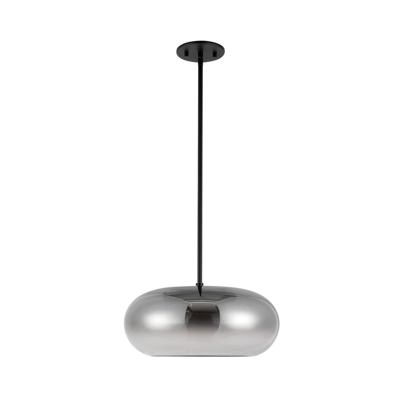 Kuzco Lighting PD62014-BK/SM LED Pendant, Black/Smoked