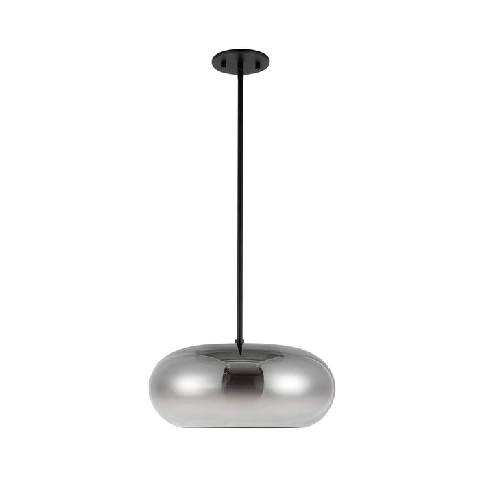 Kuzco Lighting PD62014-BK/SM LED Pendant, Black/Smoked