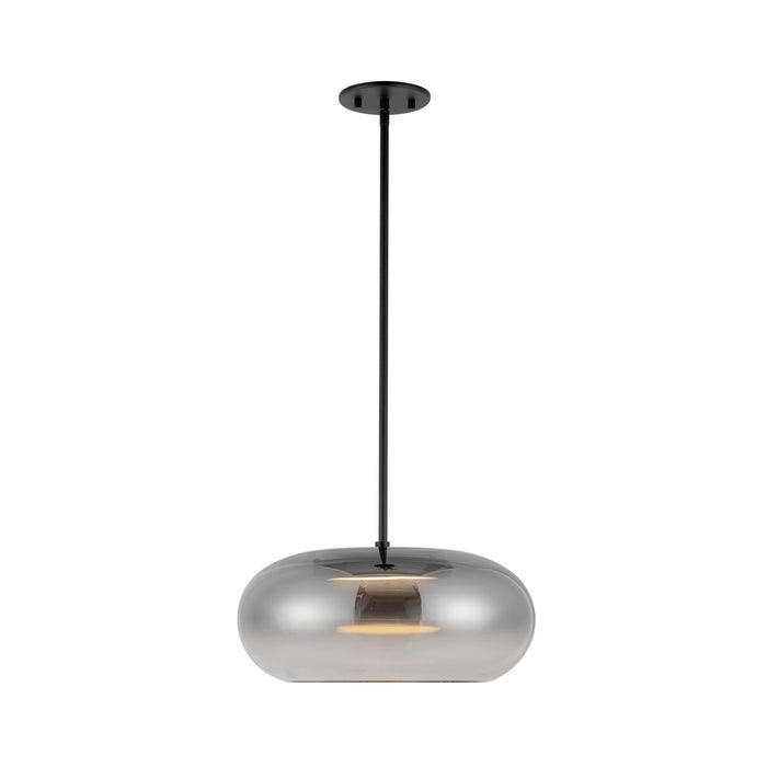 Kuzco Lighting PD62014-BK/SM LED Pendant, Black/Smoked