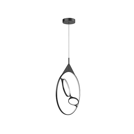 Kuzco Lighting PD84324-BK LED Pendant, Black
